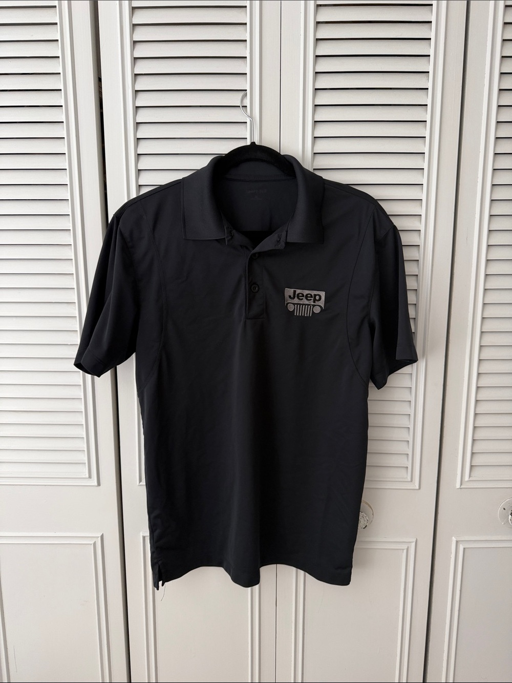 Sport-Tek Black Men's Polo with Jeep Logo